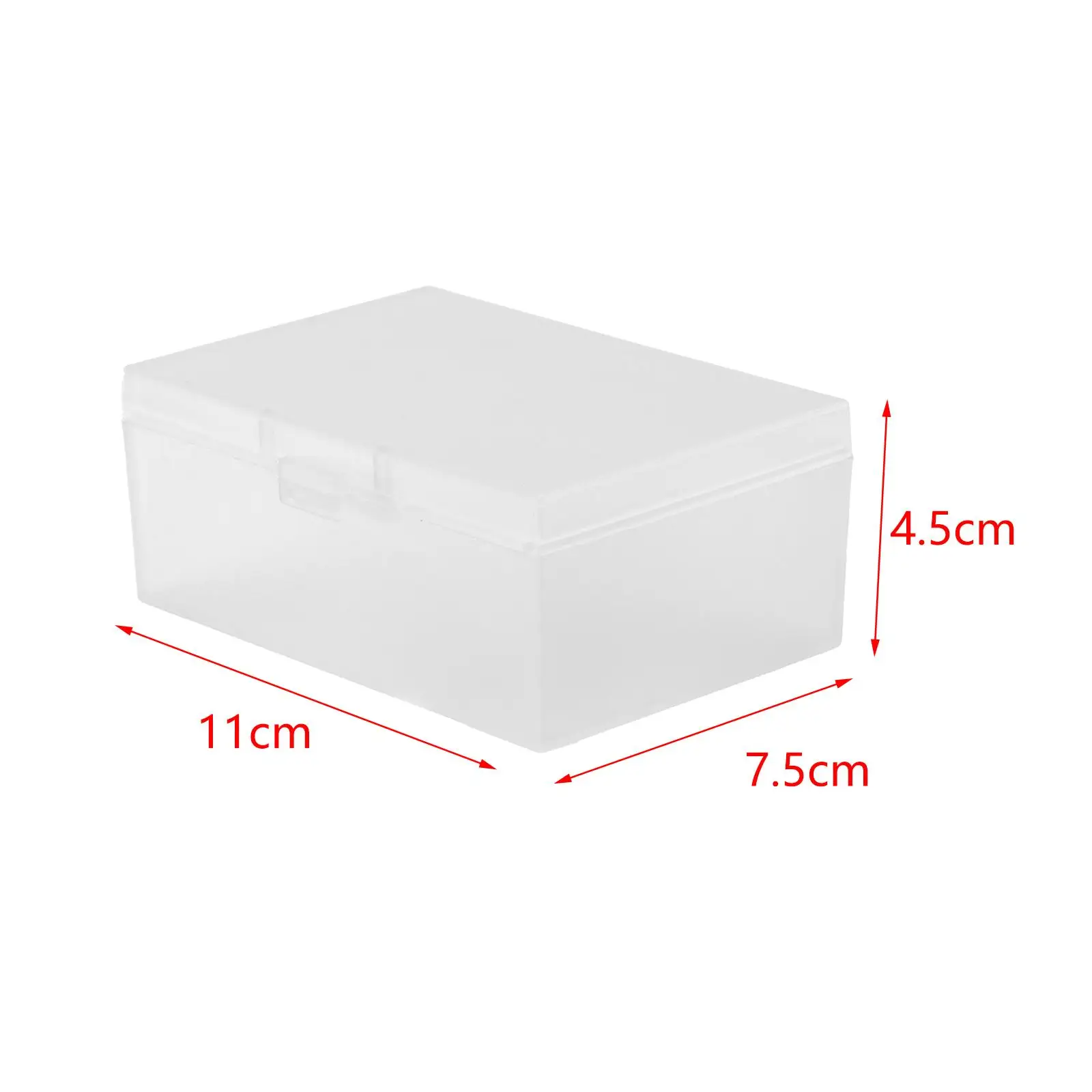 Card Storage Box Transparent Protect Collectible Card Collector Box for Photos Birthday Cards Baseball Cards Crafts Sports Card