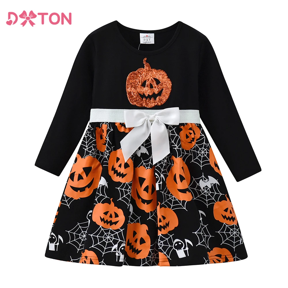 Disfraz infantil de Halloween para niña – Telaraña y calabaza - imagen 5