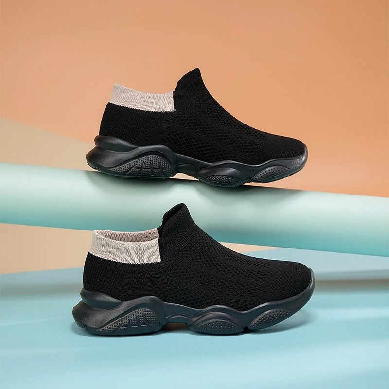 2025 Venta caliente de zapatillas de deporte para niños, zapatos deportivos de cuero de moda para niños, zapatos de malla transpirables, zapatos casuales para caminar al aire libre - imagen 3