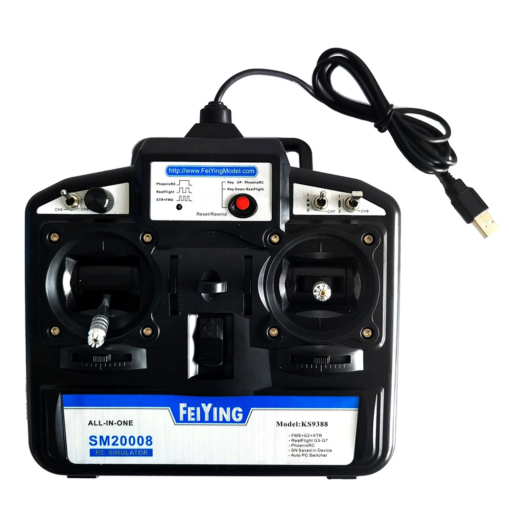 Mando a distancia 8CH USB Helicóptero Quad G8 0 Transmisor /008 Receptor Radio 2.4ghz - imagen 4