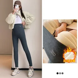 Pantalones premamá de terciopelo grueso – Invierno cálido y cómodo