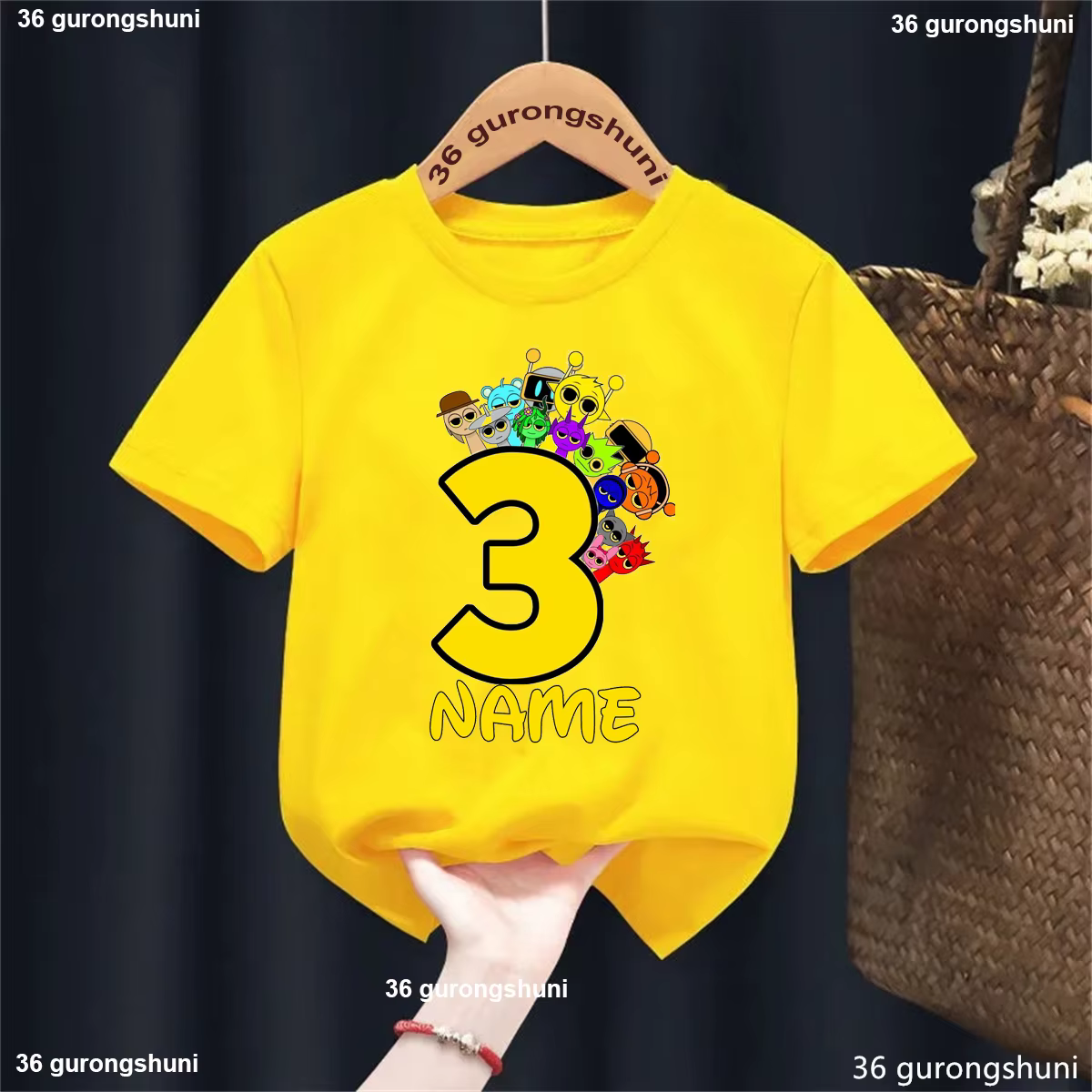 Camiseta Sprunki personalizada – Regalo original de cumpleaños - imagen 2