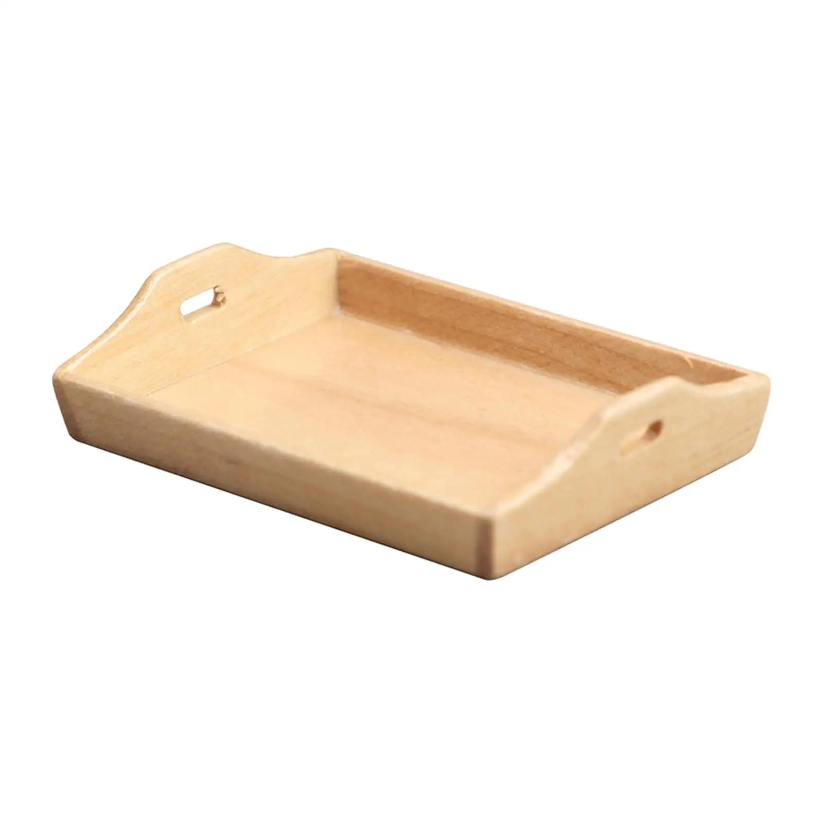 1:12 Dollhouse Dining Plate Accessory, Miniature Furniture Item for Dolls