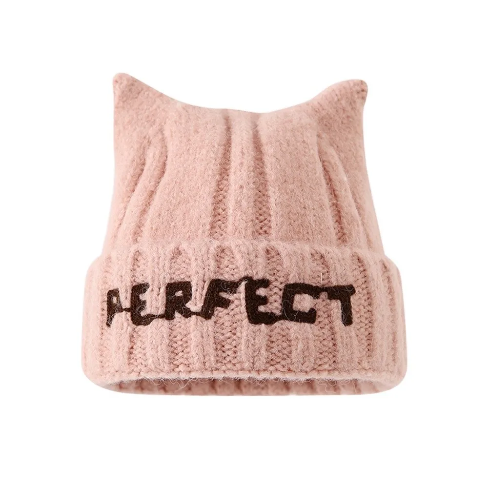 Nuevo Gorros de lana gruesa para niños, gorro tejido de Hip Hop cálido, gorro para niños