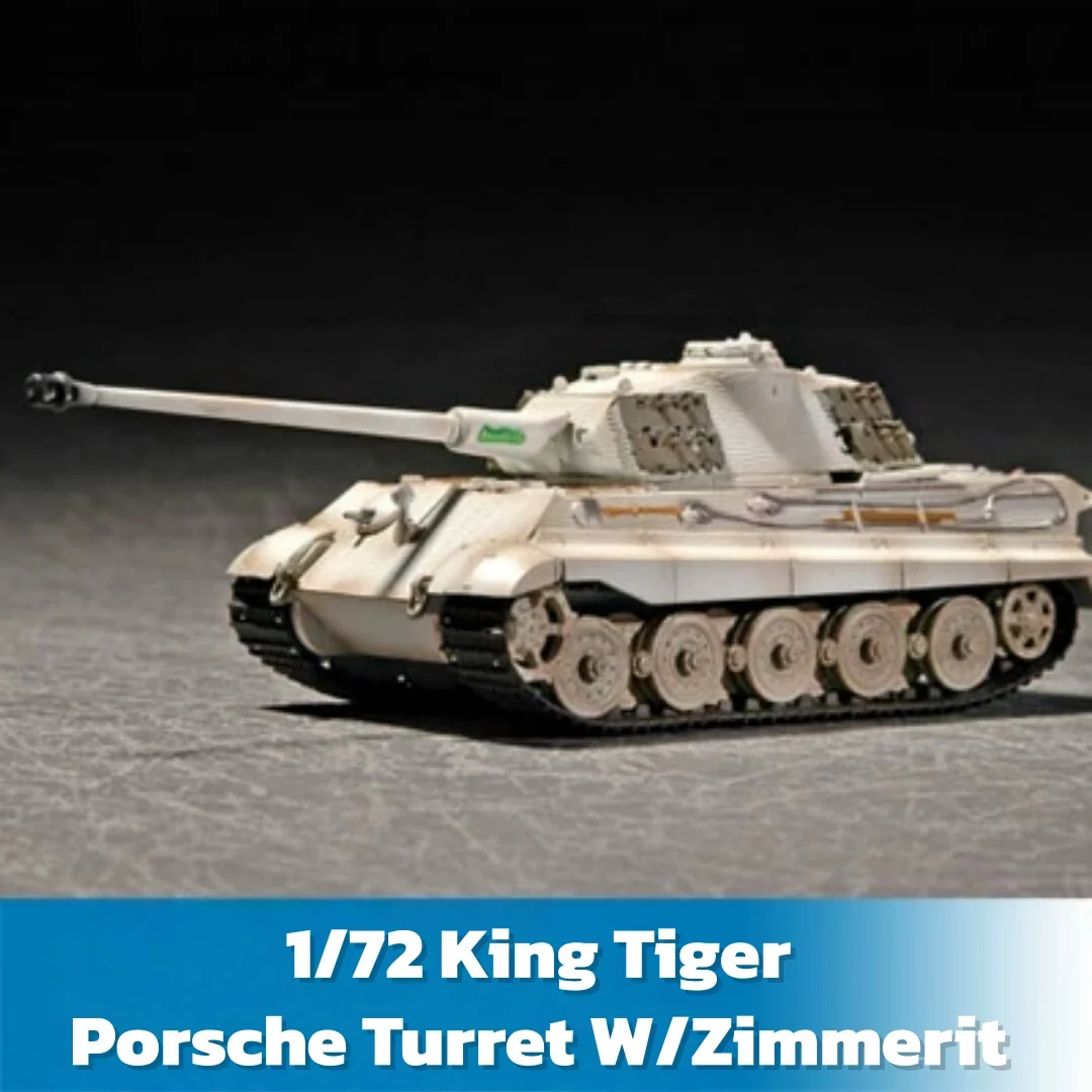TRUMPETER Maqueta King Tiger alemana de plástico tipo rompecabezas - imagen 2