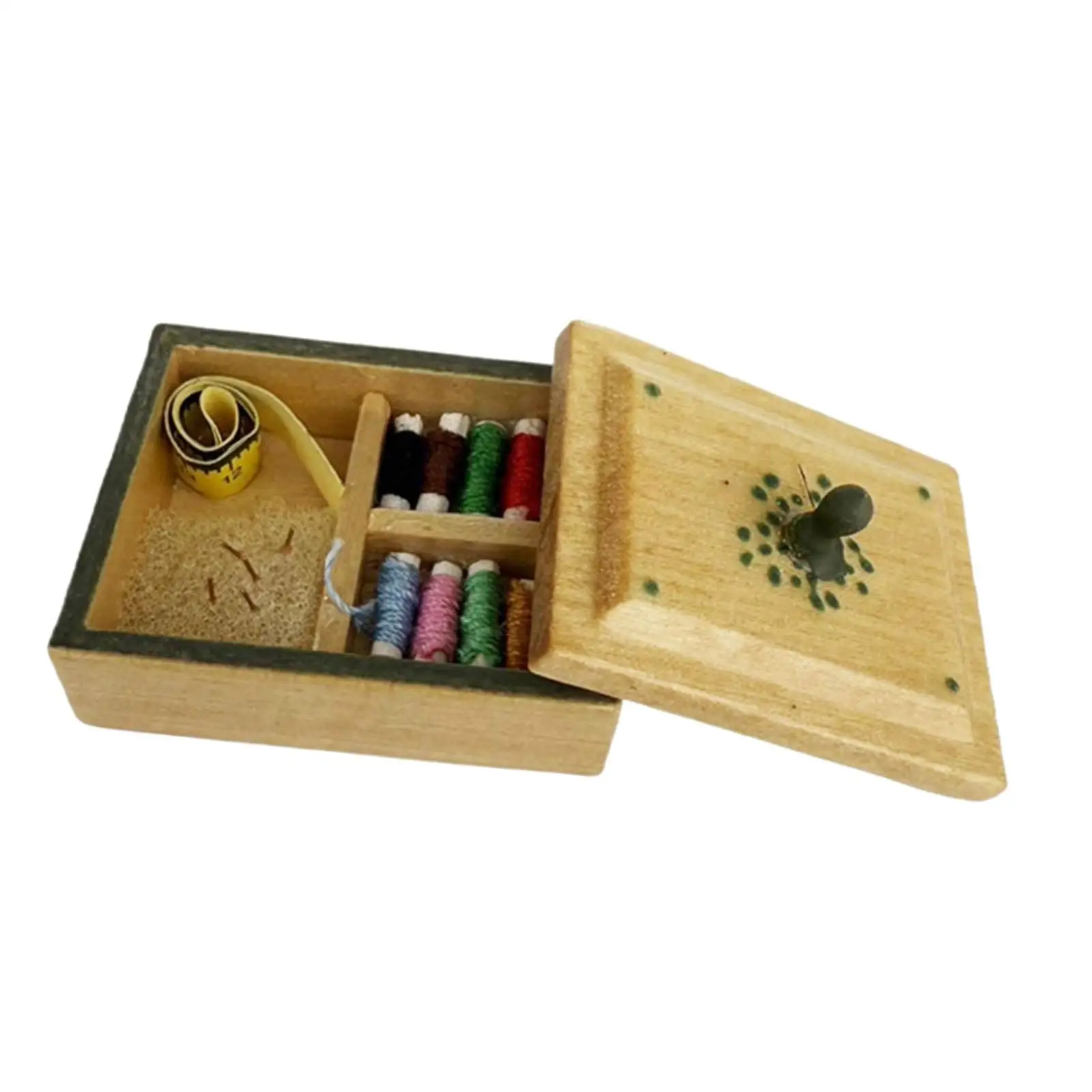 1:12 Dollhouse Sewing Tool Kit Simulation Accessories Toy for Sewing Room
