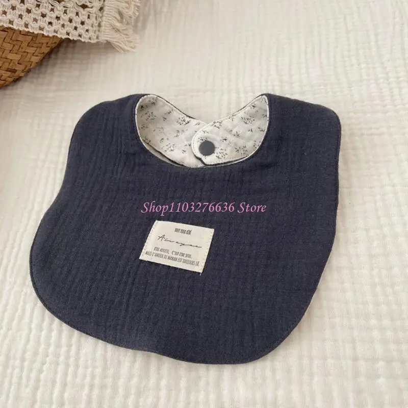 Toalla Saliva R6FD, Baberos para alimentar, babero suave y transpirable, delantal para babear, paños para eructar algodón - imagen 4