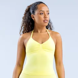 Top yoga mujer secado rápido con almohadillas pecho y espalda