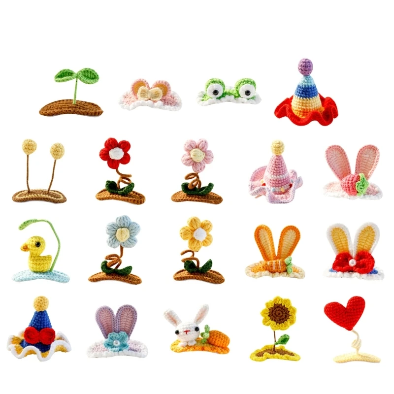 Pinza pelo ganchillo bebé hecha a mano - vista principal