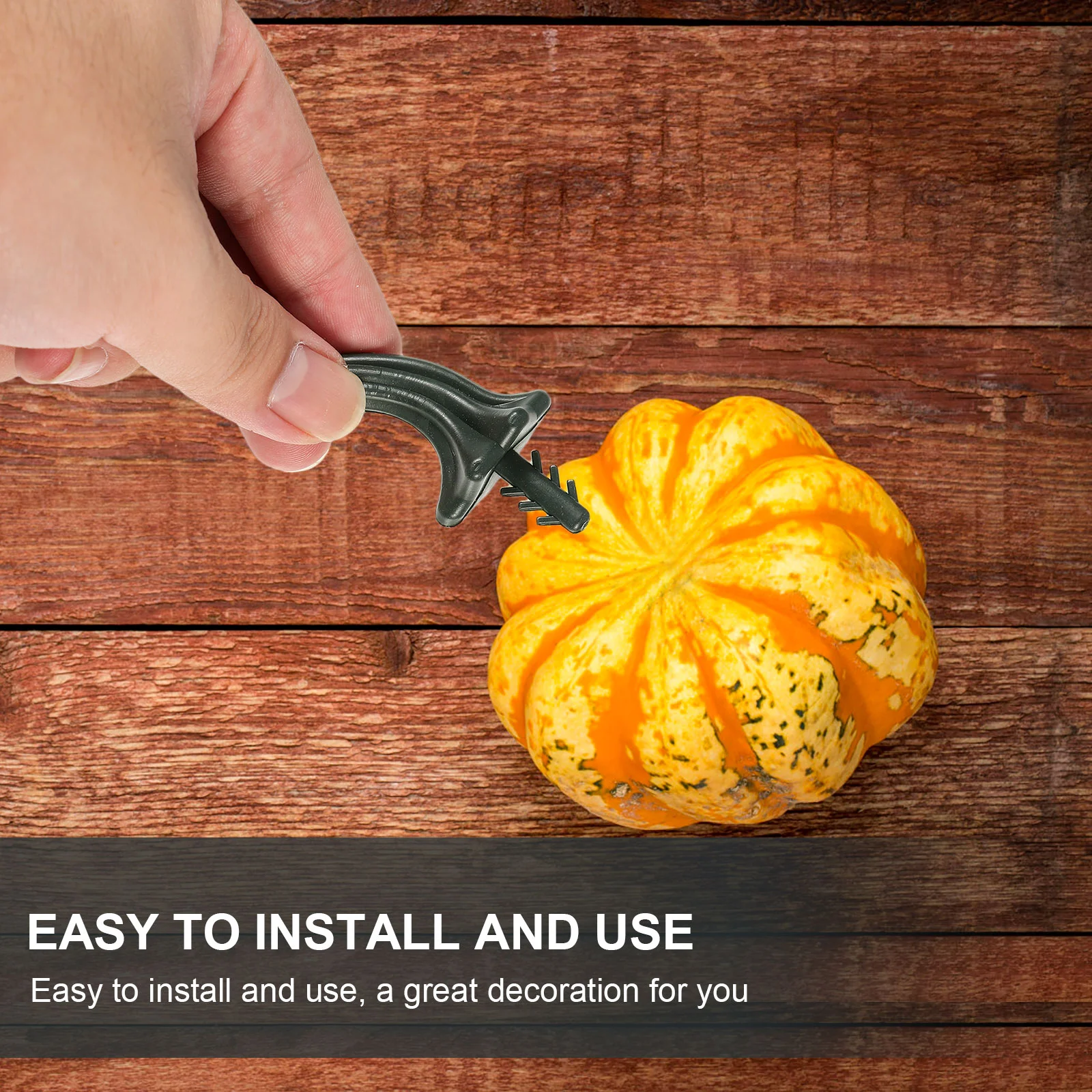 24 Uds mango de calabaza Festival DIY herramienta de fabricación de calabaza artesanal accesorio de calabaza decoración de Halloween mango de calabaza de Acción de Gracias - imagen 3