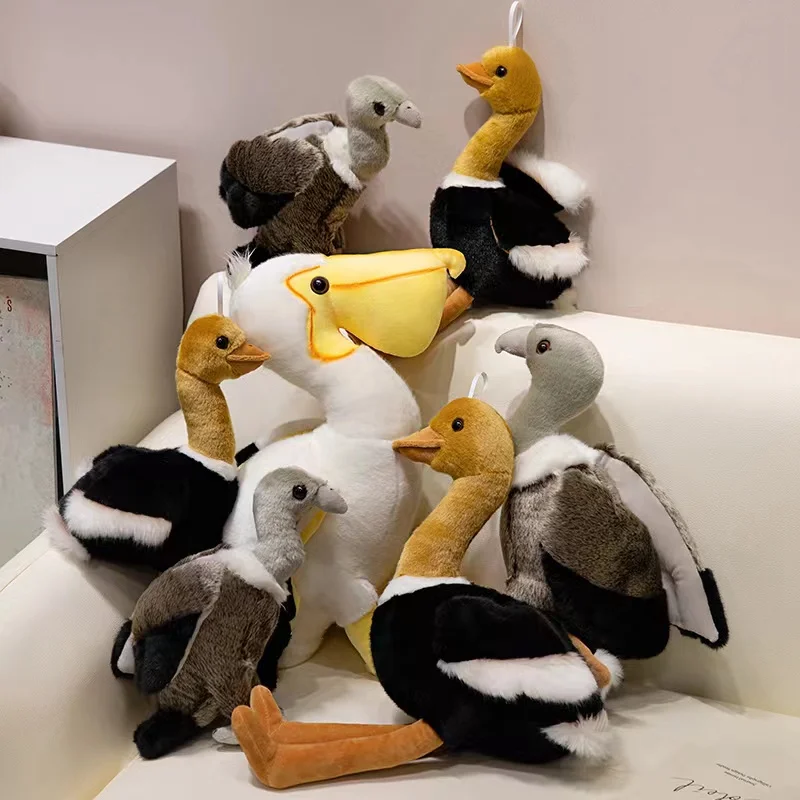 Peluche de pájaros suave de tejido tipo avestruz, regalo infantil - imagen 2