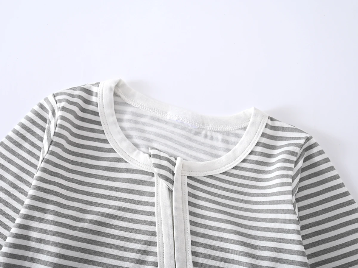 Somenie-Body de manga larga para bebé, ropa para niños y niñas, mono plegable con cremallera, pelele para bebé, ropa de casa de 1-3-6-9M - imagen 3