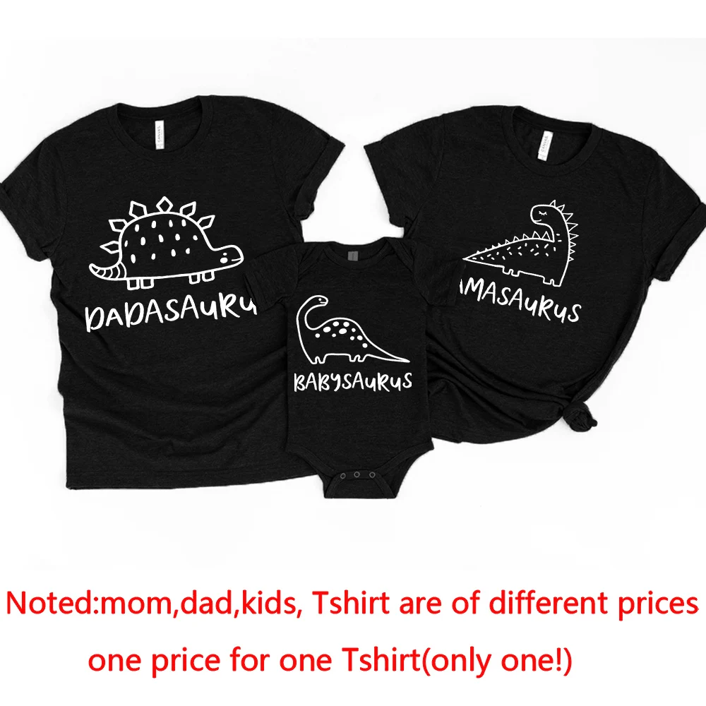 Conjunto familiar dinosaurios para padre, madre y bebé - imagen 3