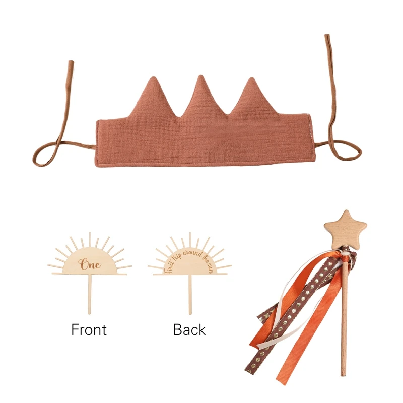 3PC Brown Hat