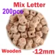 200pcs Mix Letter