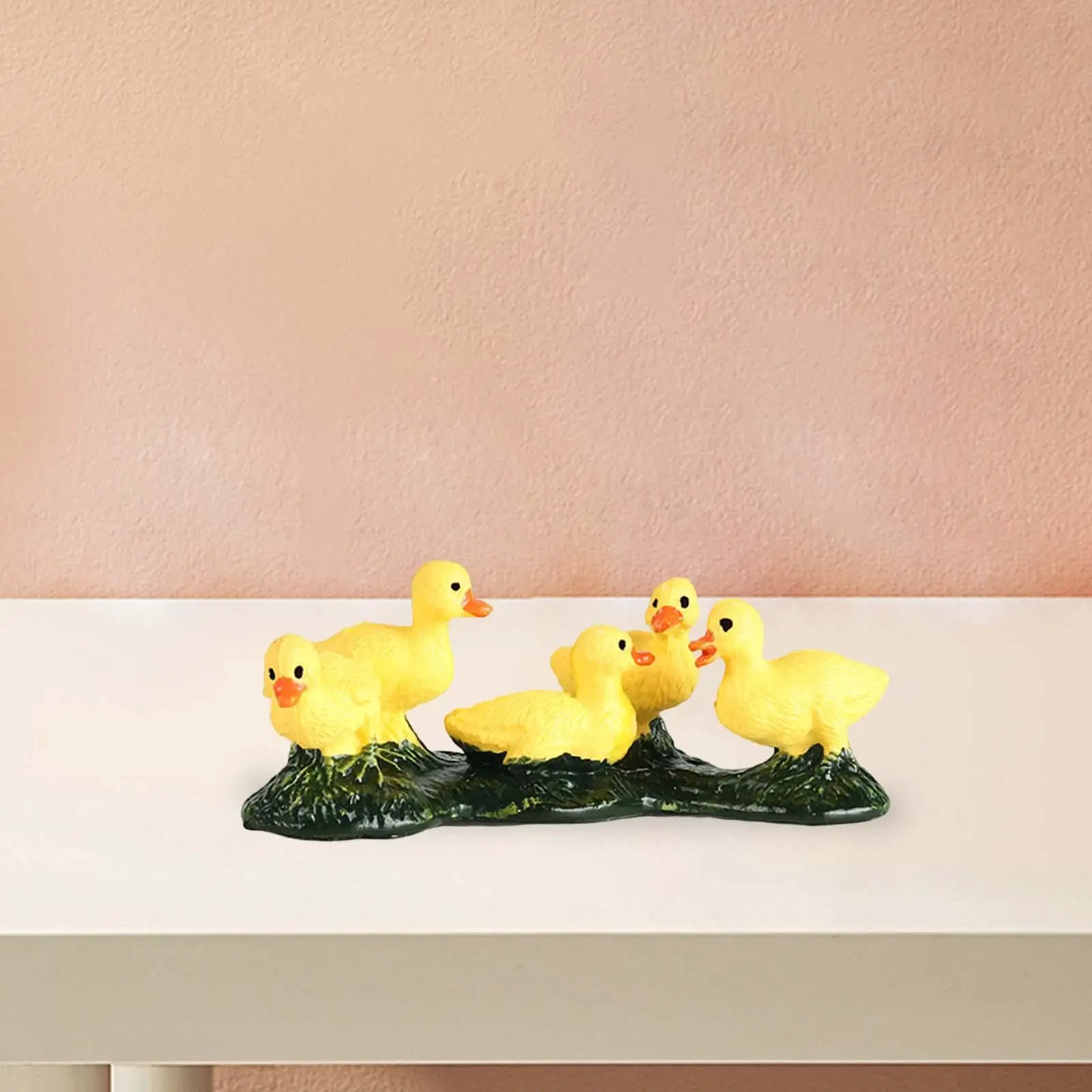 Duck Animal Figure Realistic Mini Home Decor Simulated Animal Model for Kids
