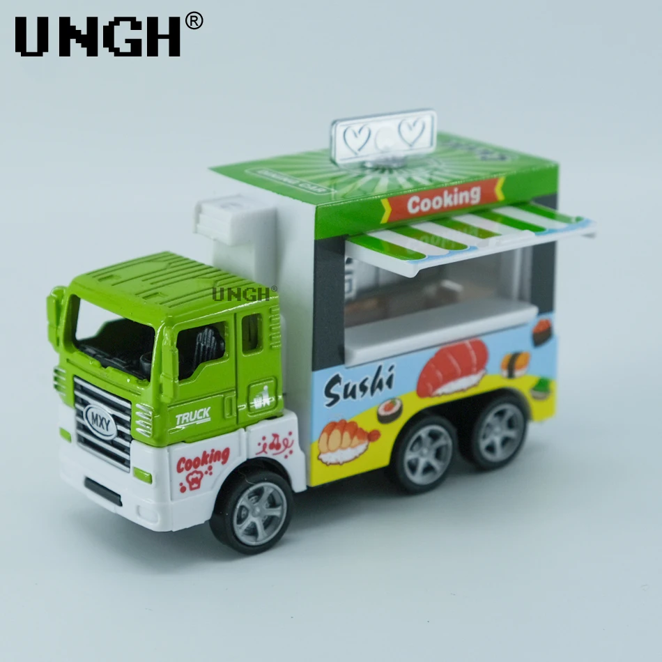 Juguete camión de comida rápida infantil educativo con dinosaurio - imagen 3