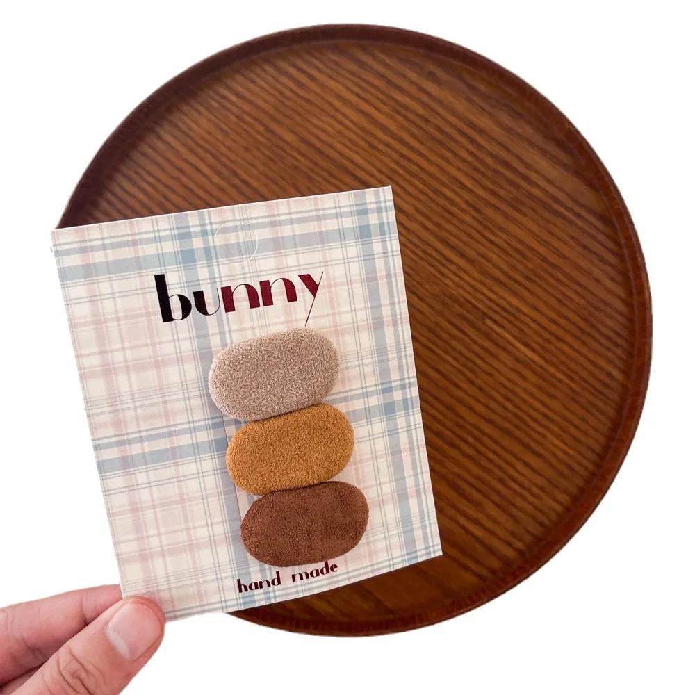 Baobao BB horquilla infantil tonos leche y café – suave, cómoda - imagen 5