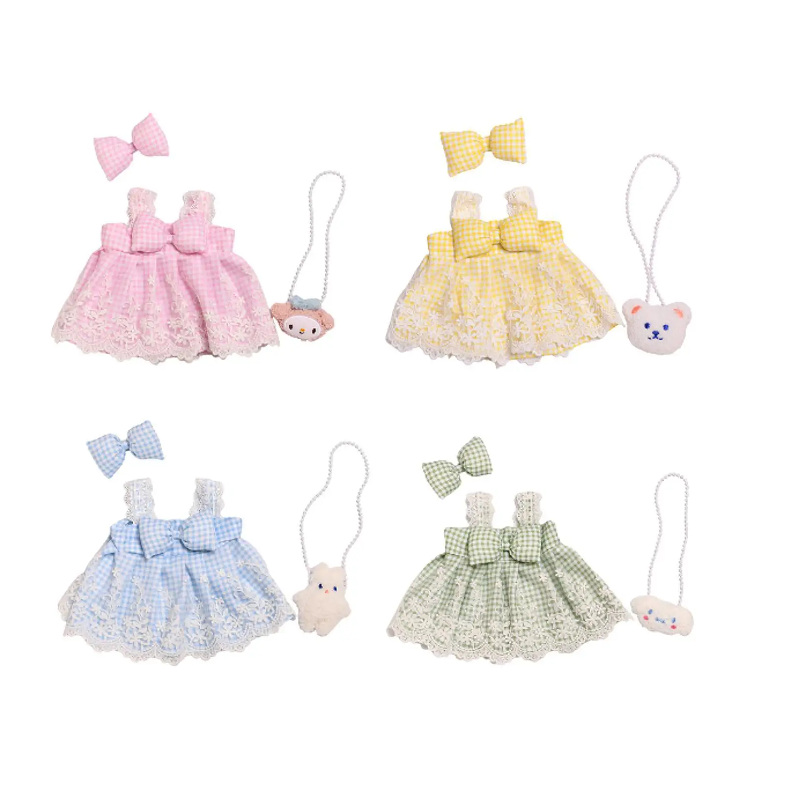 Dolls Princess Dress Accessory DIY Doll Toy Doll Costume Doll Clothes for 38cm Dolls Dress up Girls Dolls Girl Birthday Gifts