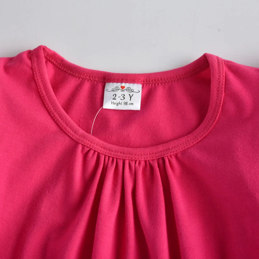DXTON Vestido unicornio rayas niña manga larga apliques invierno - imagen 2
