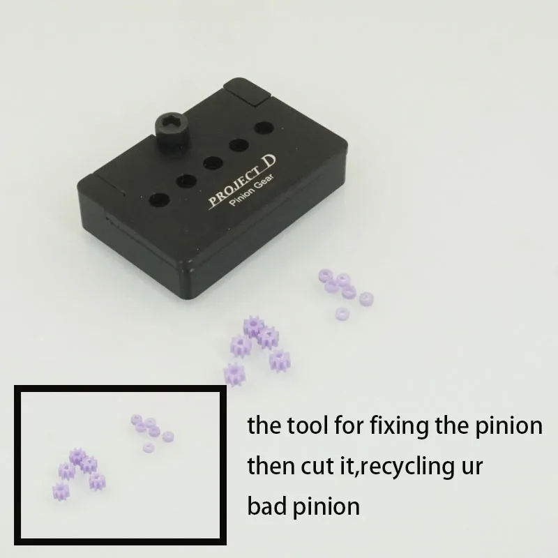 Proyecto D mini herramienta de coche 4wd para fijar el corte del piñón para espaciadores/selar los ejes