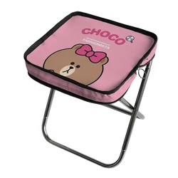 Taburete infantil plegable de aluminio portátil con asa para viajes