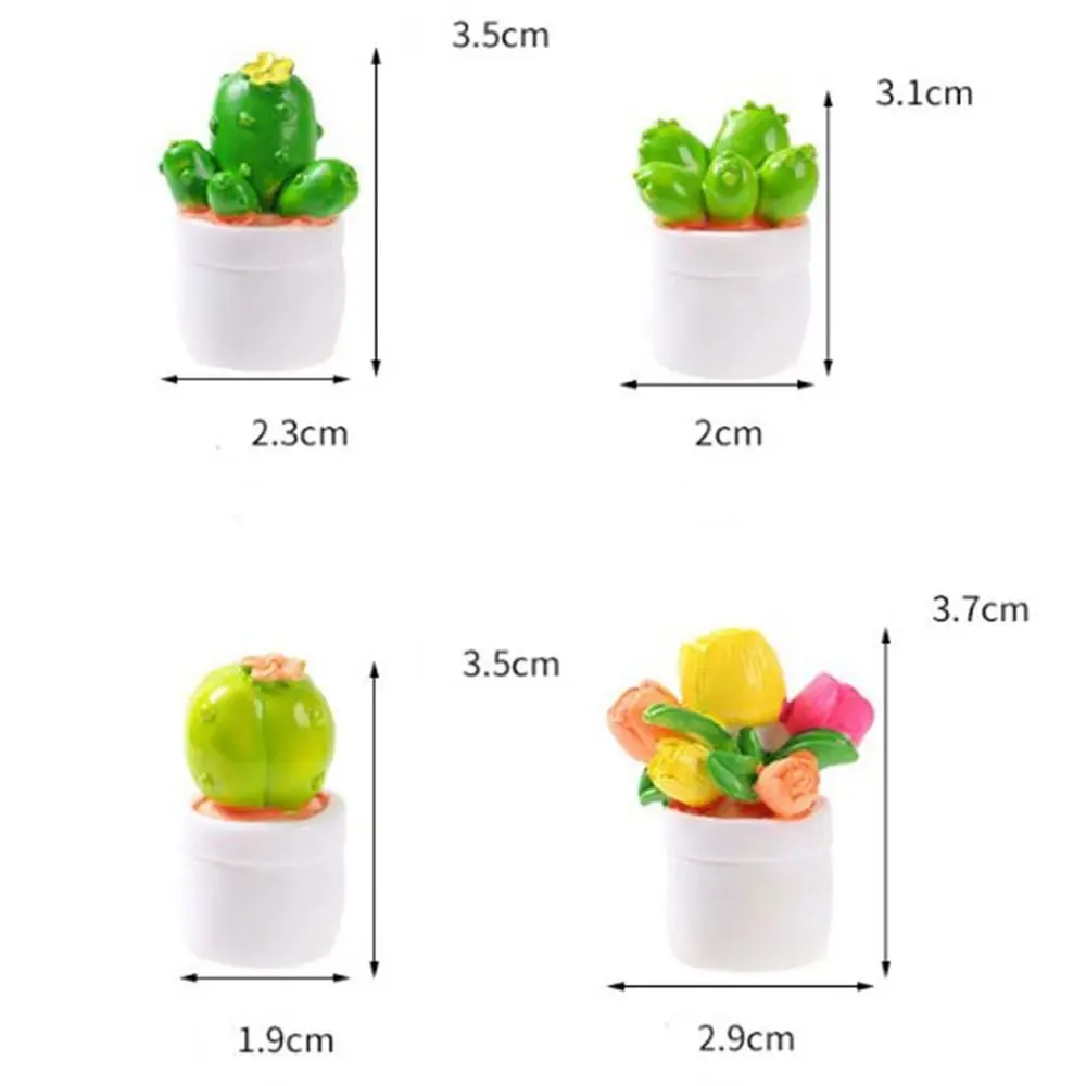 Casa de muñecas miniatura con planta maceta y mini bonsái - imagen 5