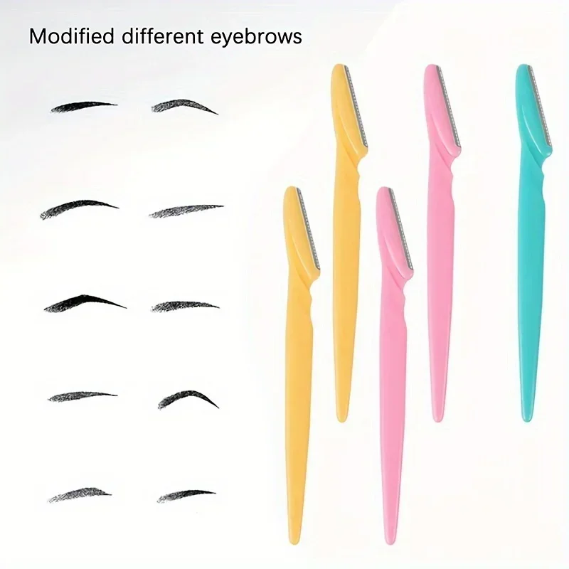 Juego de precisión suave para hombres y mujeres: afeitadora y dermaplaning, moldeador y exfoliante fácil de 3/5 piezas - imagen 2