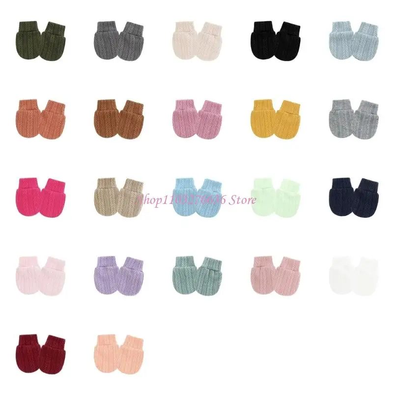 Las suaves manoplas algodón para bebés R6FD evitan diseño rasguños en para bebés 0 a 1 mes