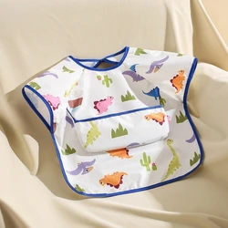 Babero recogemigas para bebés con tacto suave ajustable