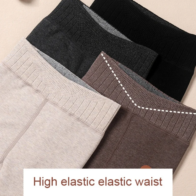 Leggings acolchados gruesos para niños y niñas, pantalones sólidos simples, más pantalones de terciopelo, pantalones para niños de 1 a 15 años, Invierno - imagen 4