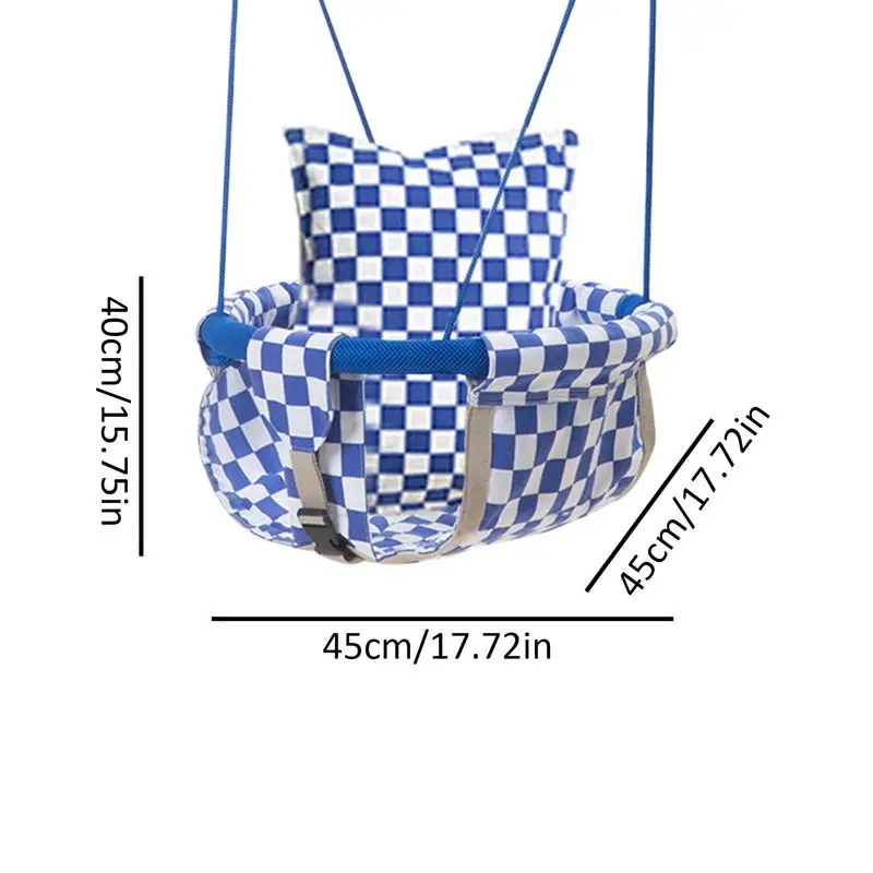Columpio divertido para niños pequeños, conjunto de columpio para interior y exterior, accesorios ajustables para patio de juegos - imagen 5