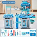 15pcs blue suitcase
