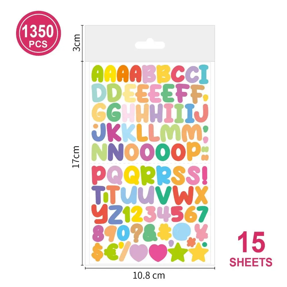 Pegatinas de letras y números animados para habitación infantil - imagen 5