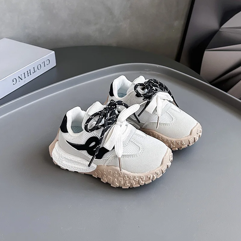 Zapatos deportivos para niños, novedad de Otoño de 20225, zapatos informales transpirables para correr para niños, zapatos planos antideslizantes para niñas, zapatos deportivos para exteriores para bebés - imagen 4