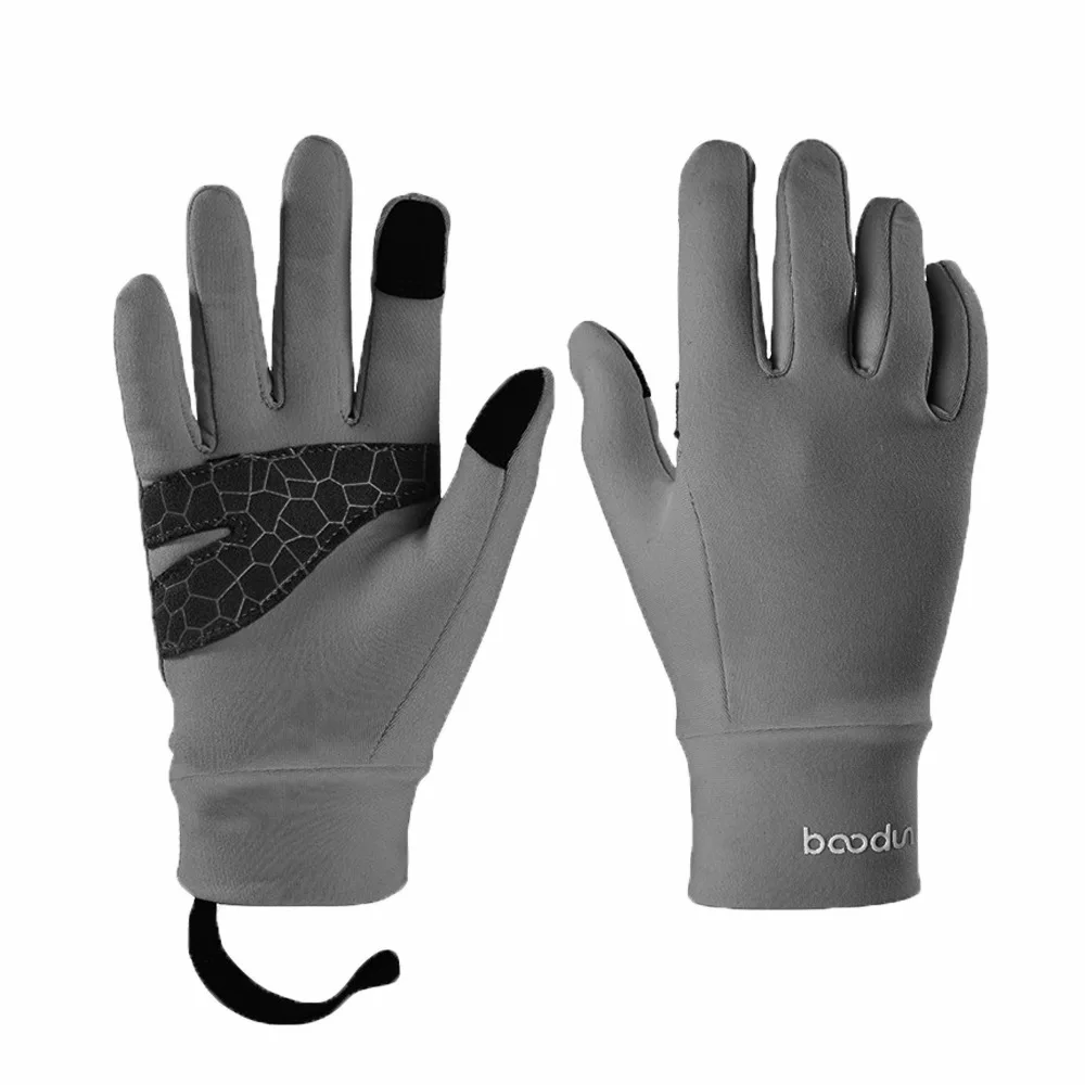 Guantes de ciclismo para niños con absorción de sudor, antideslizantes, a prueba de viento, cálidos, elásticos, para ciclismo deportivo