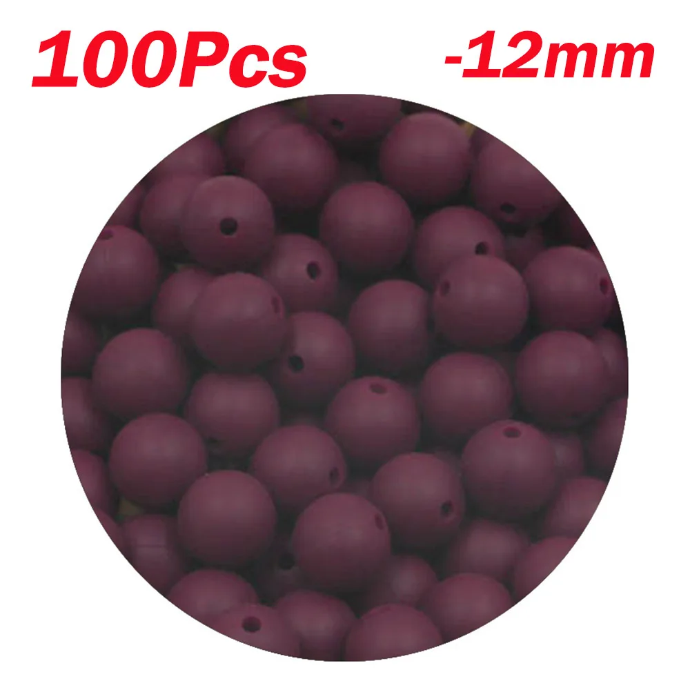 100pcs Wine red