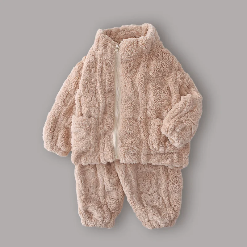 Conjunto de invierno para bebé: chaqueta cálida y pantalón - imagen 5
