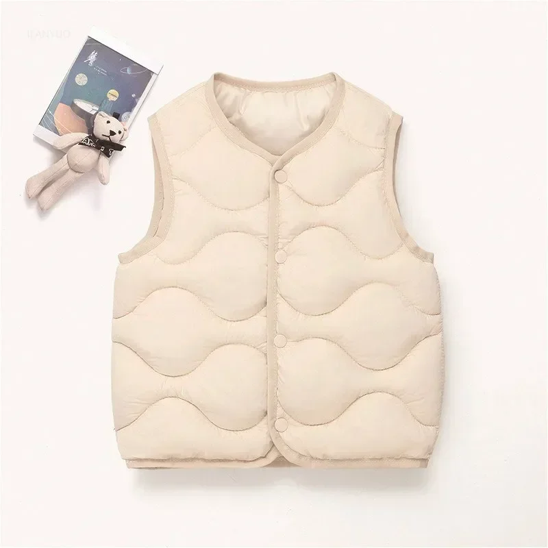 Chaleco bebé algodón cálido otoño-invierno estilo casual unisex