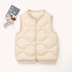 Chaleco bebé algodón cálido otoño-invierno estilo casual unisex