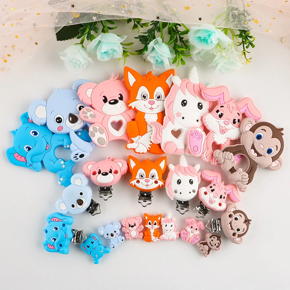 Pinzas cuentas - Vista principal mordedor animales