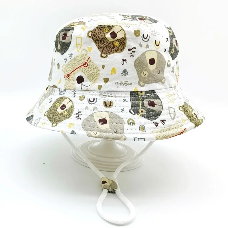 Sombrero panamá de algodón para bebé niña con detalle del tejido