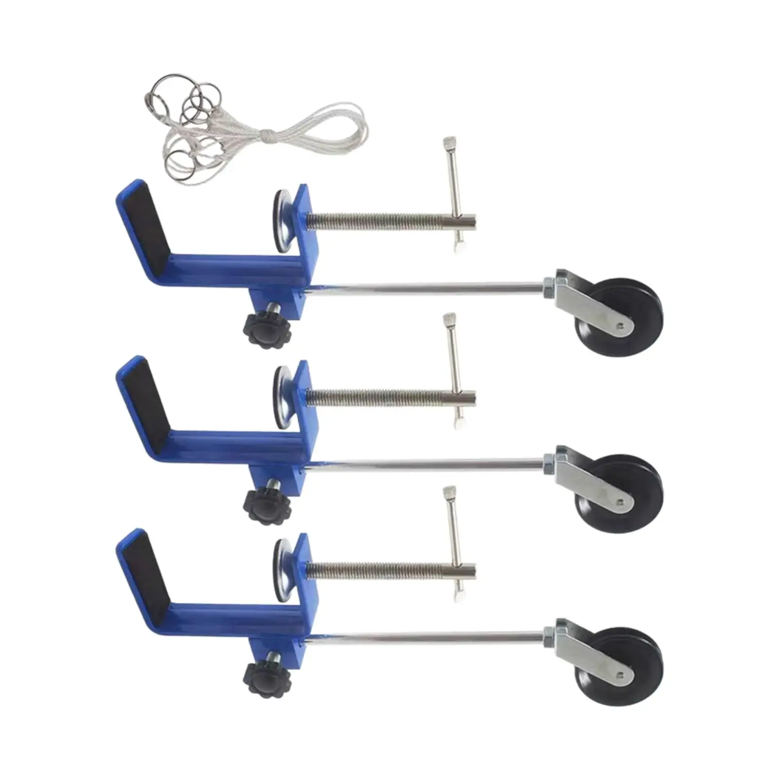 Support Rod Fixed Pulley Experiments Kits Demonstration Portable Table Clamp Set Educational Toys for Home School Teachers