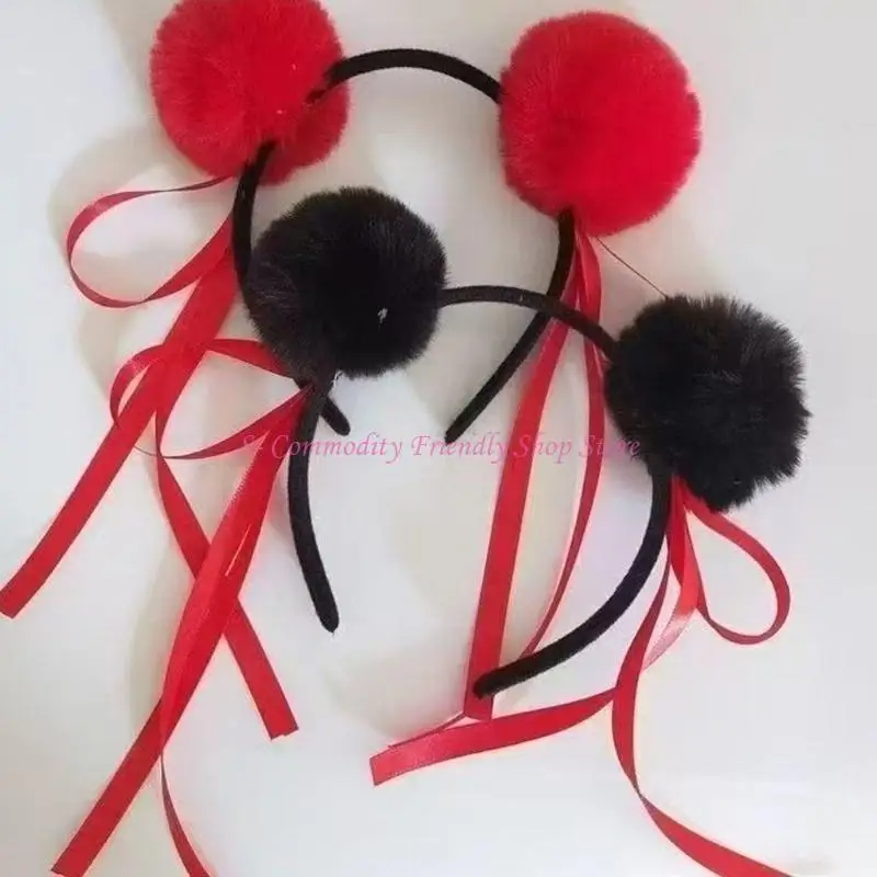 85AE Elegante gorro negro para niños Cómoda diadema para niños Actualizaciones diseñadas para brindar comodidad y estilos en y - imagen 2