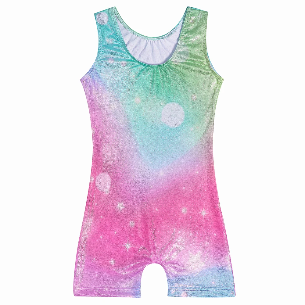 Leotardo con pantalón corto para niñas – Gimnasia y baile - imagen 2