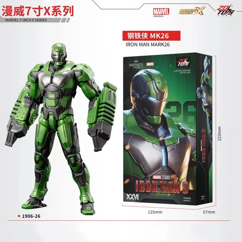 ZD Toys Figura de acción Iron Man Mark 35 - Juguete coleccionable - imagen 4