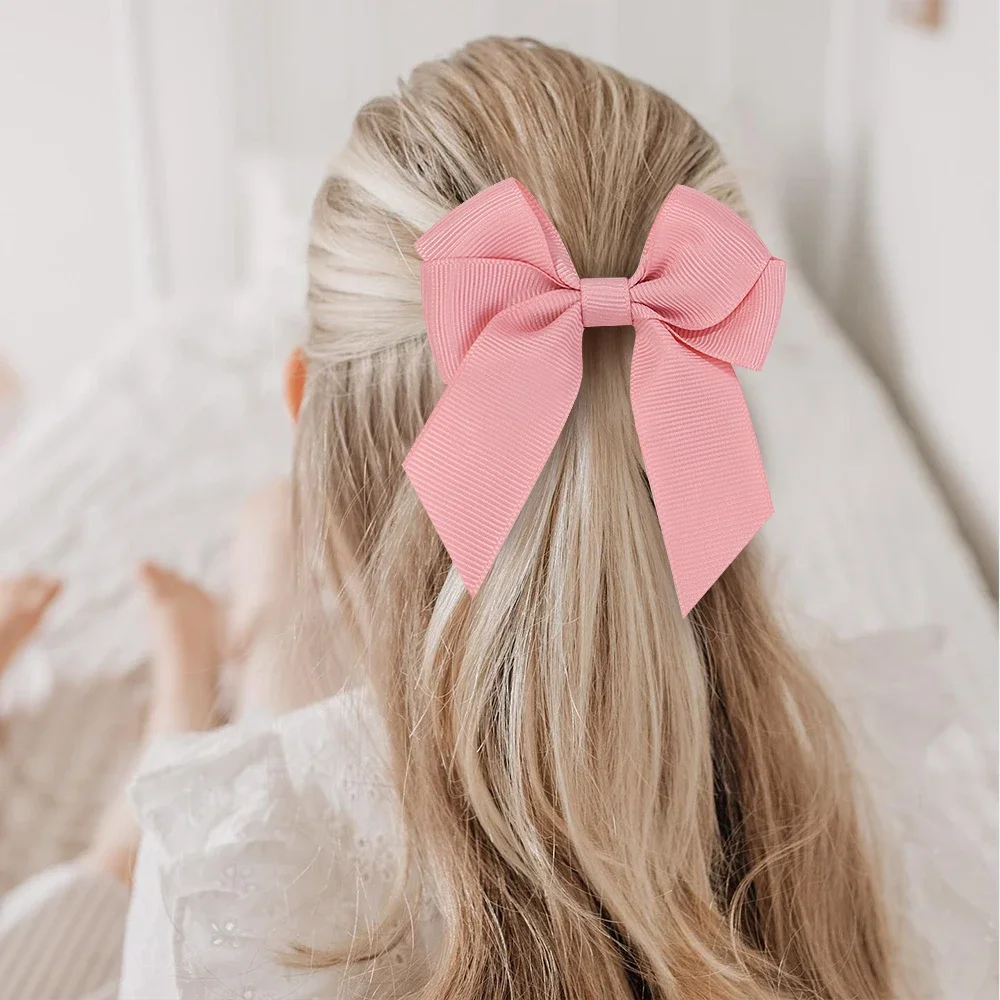 Lazo elegante para coleta de niña – Pelo suave y ligero - imagen 3