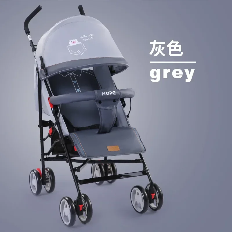 Cochecito de bebé 2025 plegable y ligero - asiento cómodo para niños