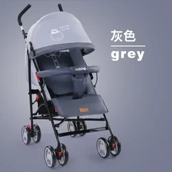 Cochecito de bebé 2025 plegable y ligero - asiento cómodo para niños