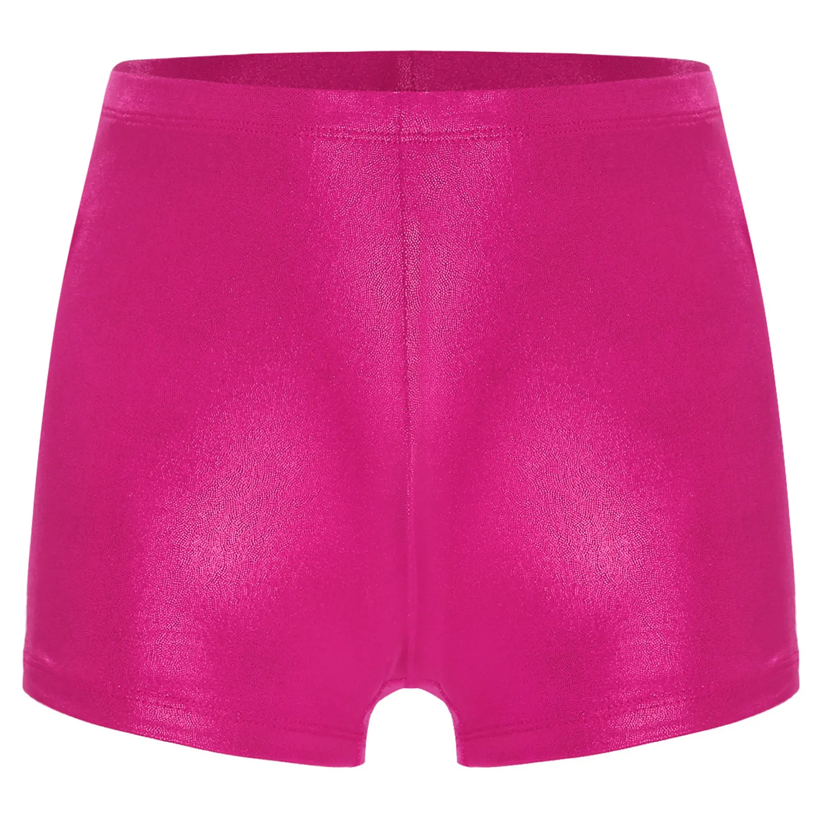 Conjuntos de Ballet para niñas, traje de baile para patinaje artístico y gimnasia, leotardo metálico con diamantes de imitación de malla transparente con pantalones cortos y diadema - imagen 5